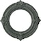Ekena Millwork Benson Medallion (Canopies up to 6 1/8"), 11 1/8"OD x 6 1/8"ID x 5/8"P, Athenian Green Crackle CM11BNAGC - alternate 1